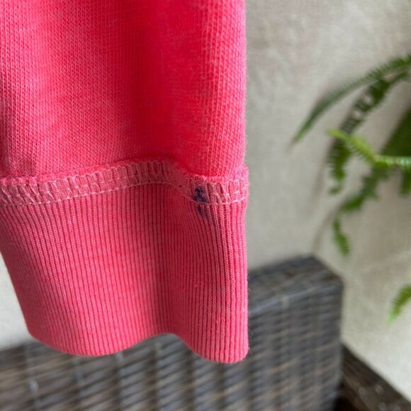 American Eagle Womens Sweatshirt Size XS Quarter‎ Zip Neon Pink Lightweight - Picture 5 of 13